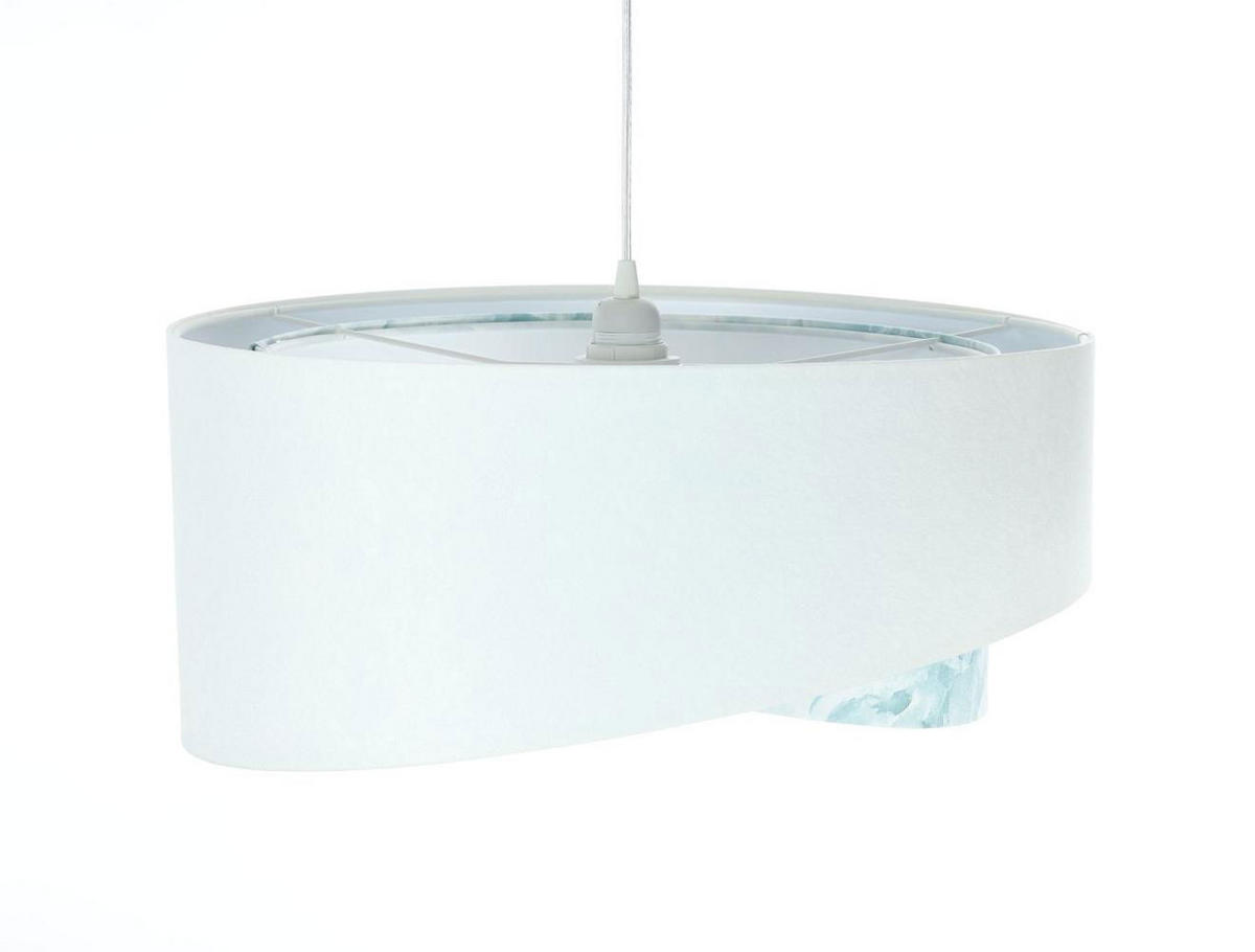 HÄNGELEUCHTE Weiß 50/23 cm - Beige, Kunststoff (50/1/23cm) - ONZENO