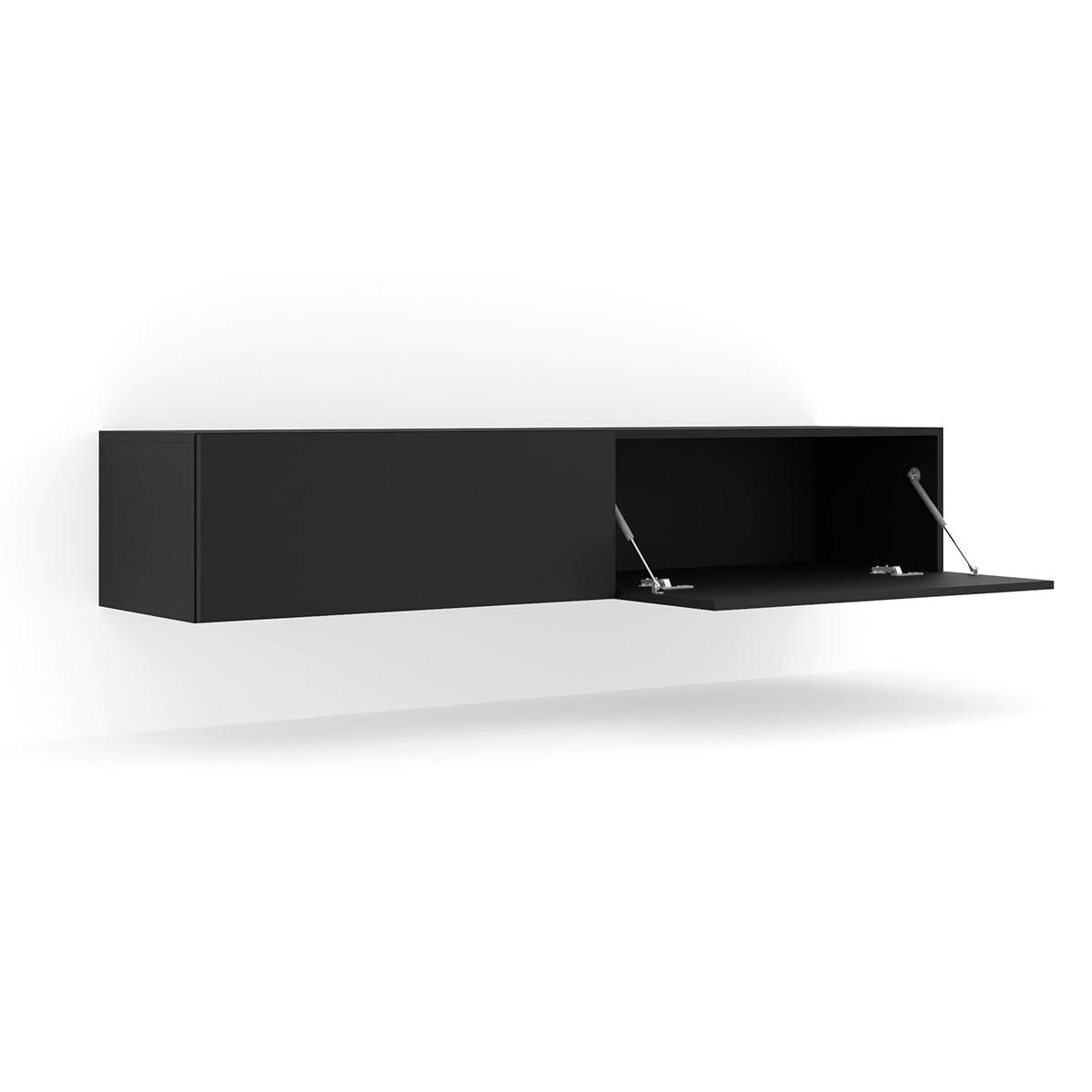 TV ORMARIĆ Bali Mat crna - crna, drvni materijal (160/30/40cm) - Petits-meubles