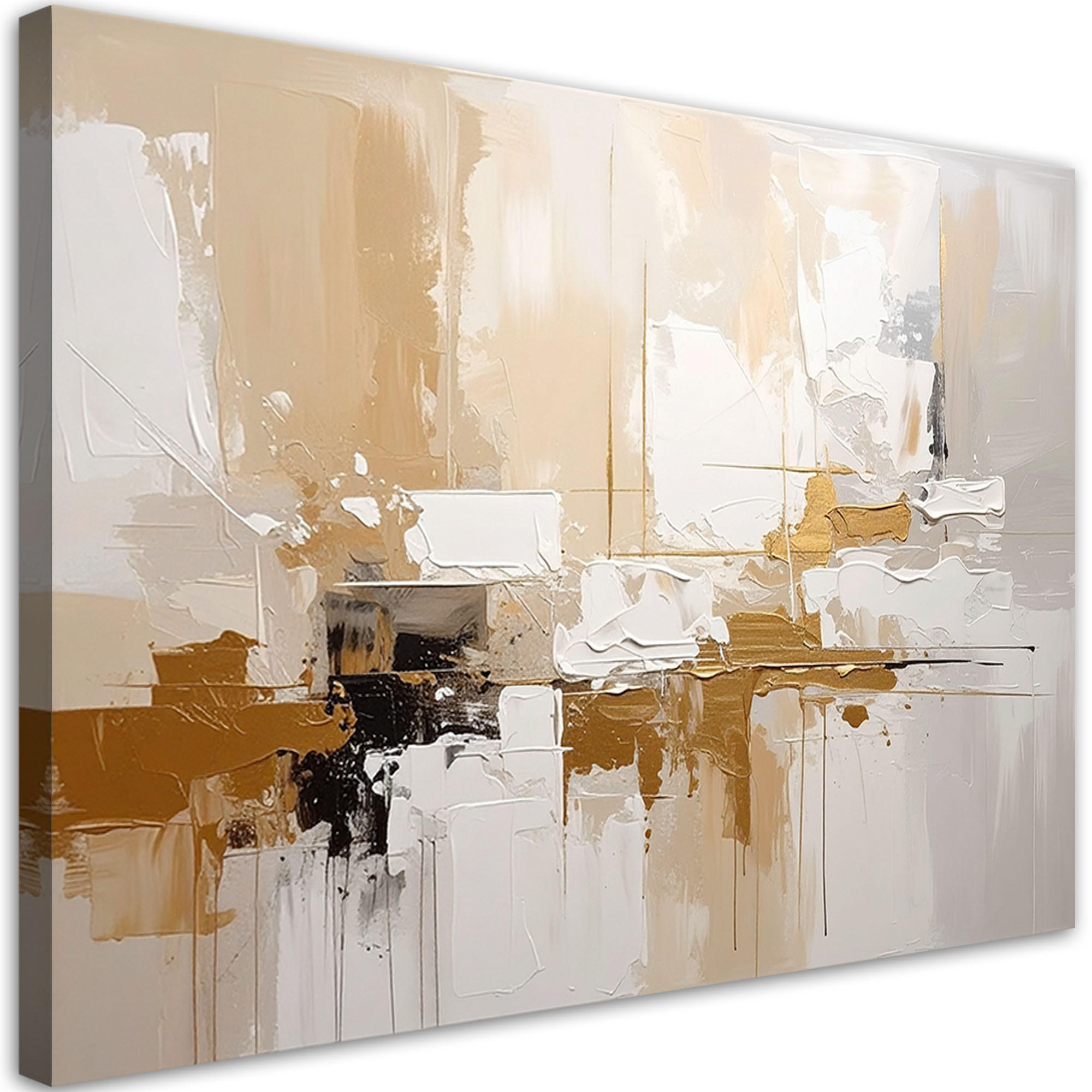 Feeby Leinwandbilder, Beige 60x40 cm