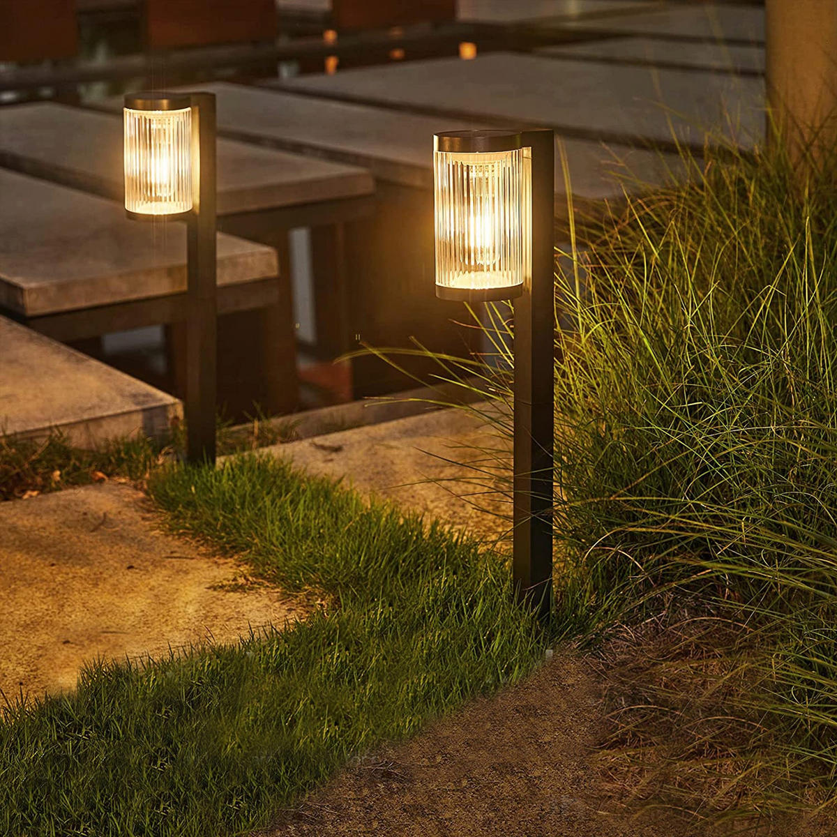 SOLARLEUCHTEN BEAMLIT schwarz - Schwarz, Kunststoff (11/7.8/58cm) - Lumisky
