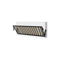 SCHRANKBETT Morphy Einbaubares 190x90 Horizontal - Weiß, Holz/Metall (190/90cm) - WallBedKing