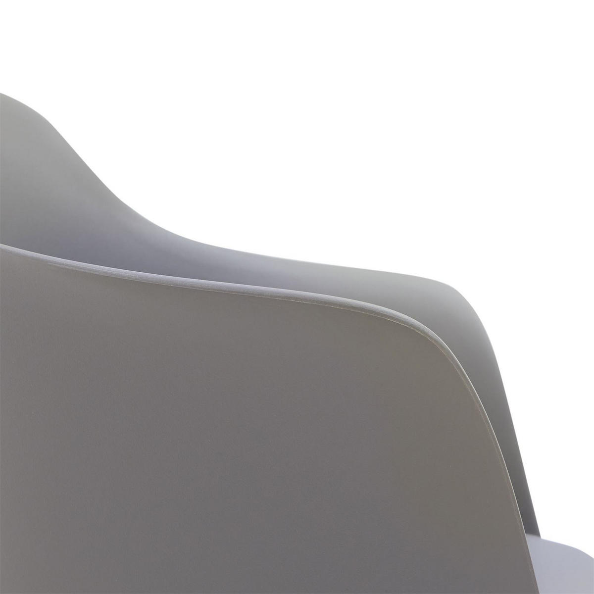 GARTENSTÜHLE FORO 4er-Set grau - Grau, Textil (58/82/52cm) - IDIMEX