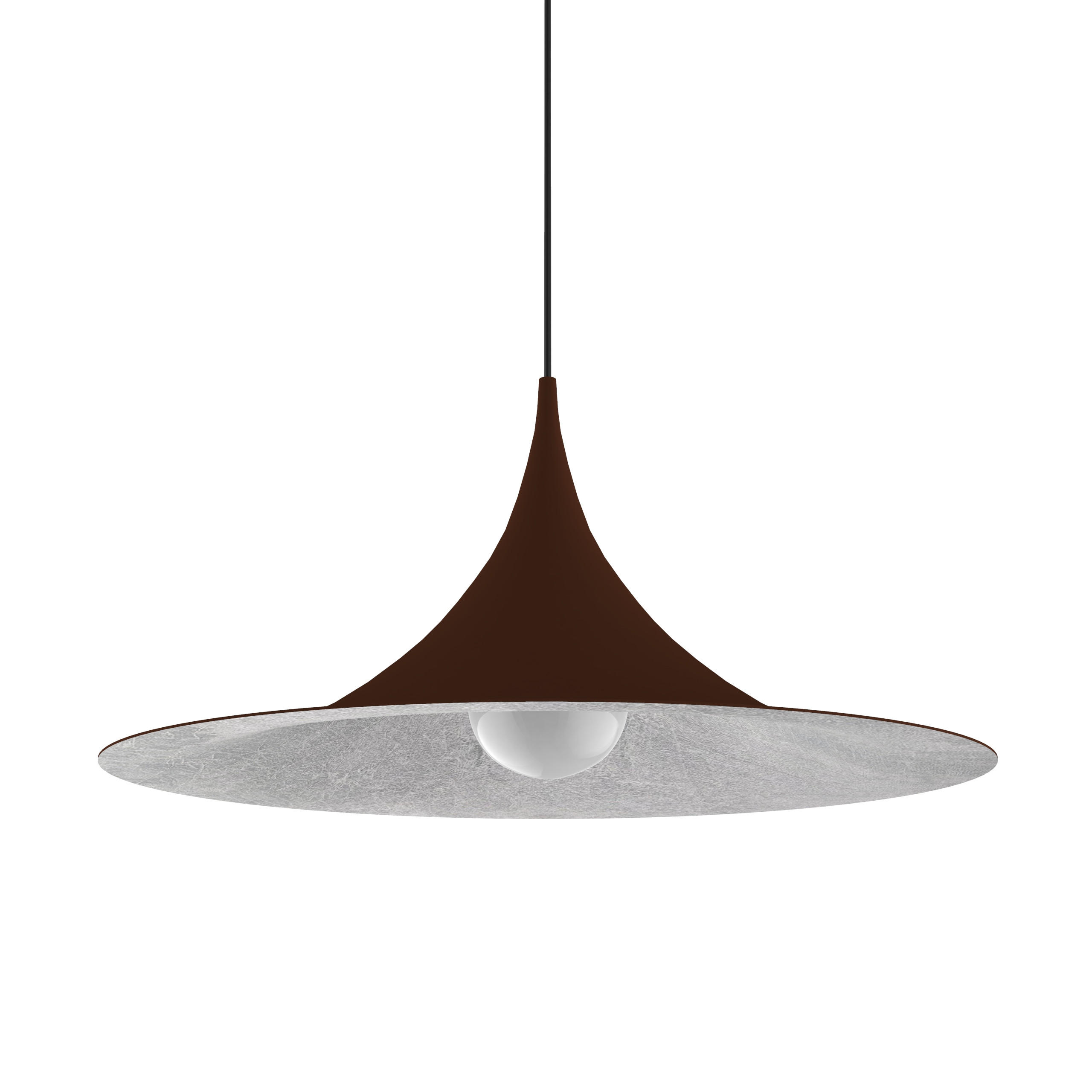 HÄNGELEUCHTE - Braun, Metall (57/57/27cm) - Lumicom