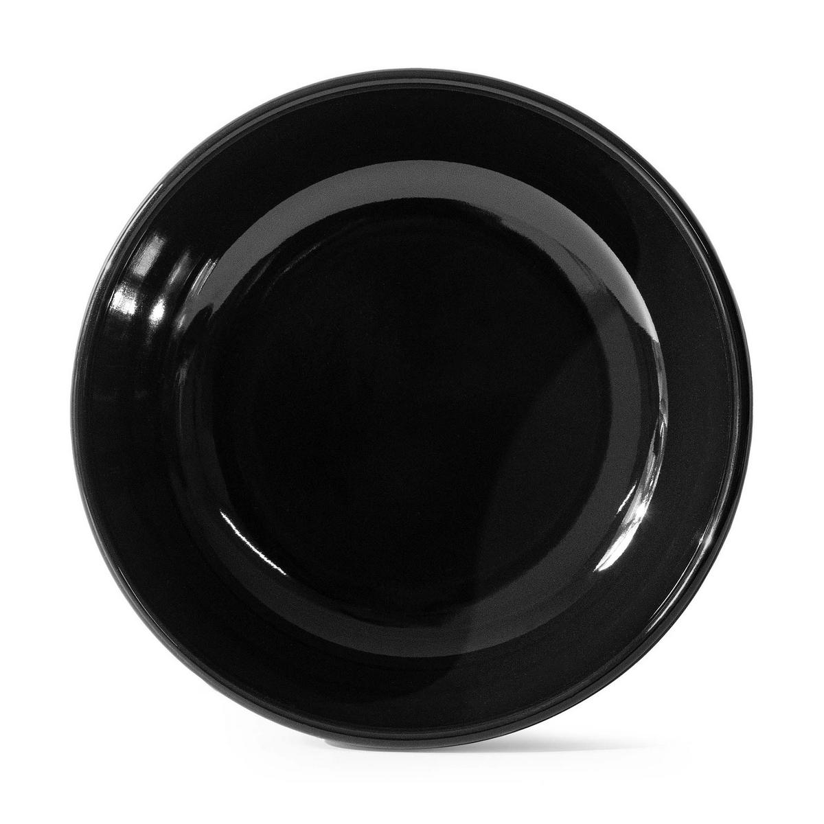 SCHÜSSELL-SET VICTO 6 Personen 6-tlg - Schwarz Hochglanz, Keramik - KONSIMO®