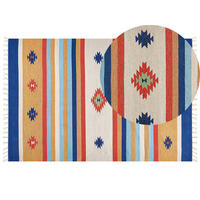 KELIM-TEPPICH Taronik 300/200 cm - Multicolor, Textil (200/300cm) - Beliani