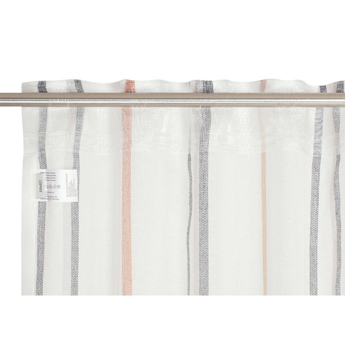 HALBTRANSPARENTER SCHLAUFENVORHANG TOMMY - Beige, Textil (130/0.5/250cm) - Esprit