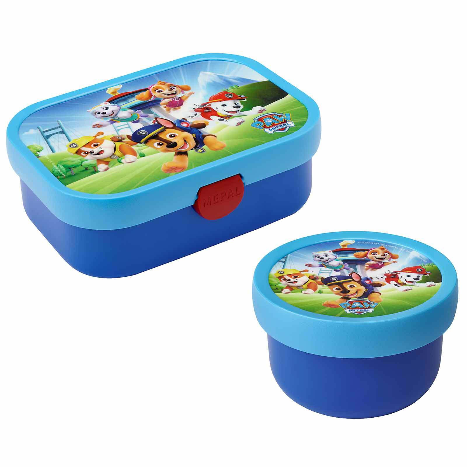 OBST- UND BENTOBOX PAW PATROL PUPS Campus blau-hellblau 300 & 750 ml - Blau/Hellblau, Kunststoff (1/1/1cm) - Mepal