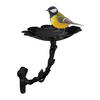 VOGELTRÄNKE - Schwarz, Metall (17/21/22cm) - Relaxdays