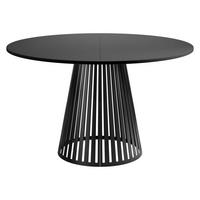 ESSTISCH ausziehbar Cone 100 - Schwarz, Holzwerkstoff/Metall (100/100/76cm) - MIRJAN24