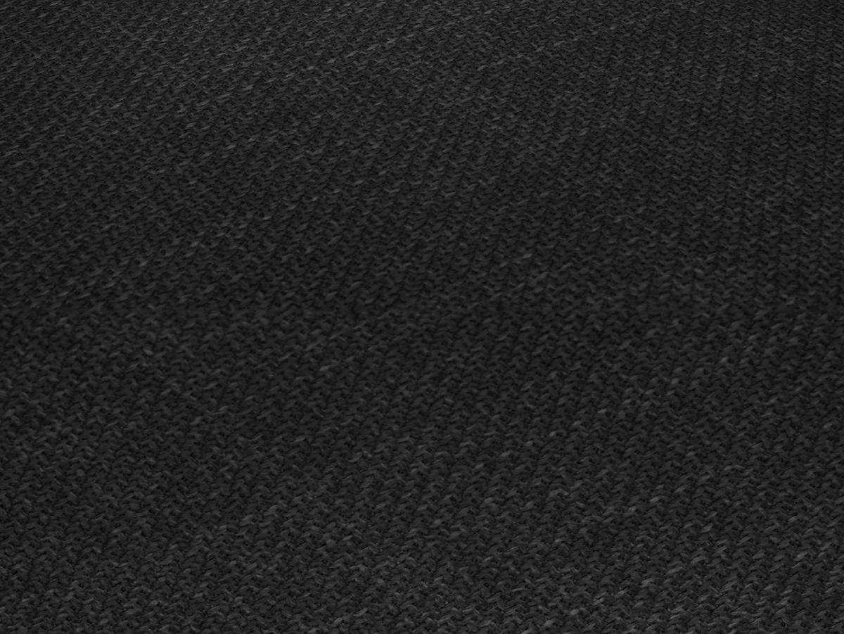 POUF Ruby aus strukturiertem Stoff schwarz - Schwarz, Textil (93/40/93cm) - Micadoni