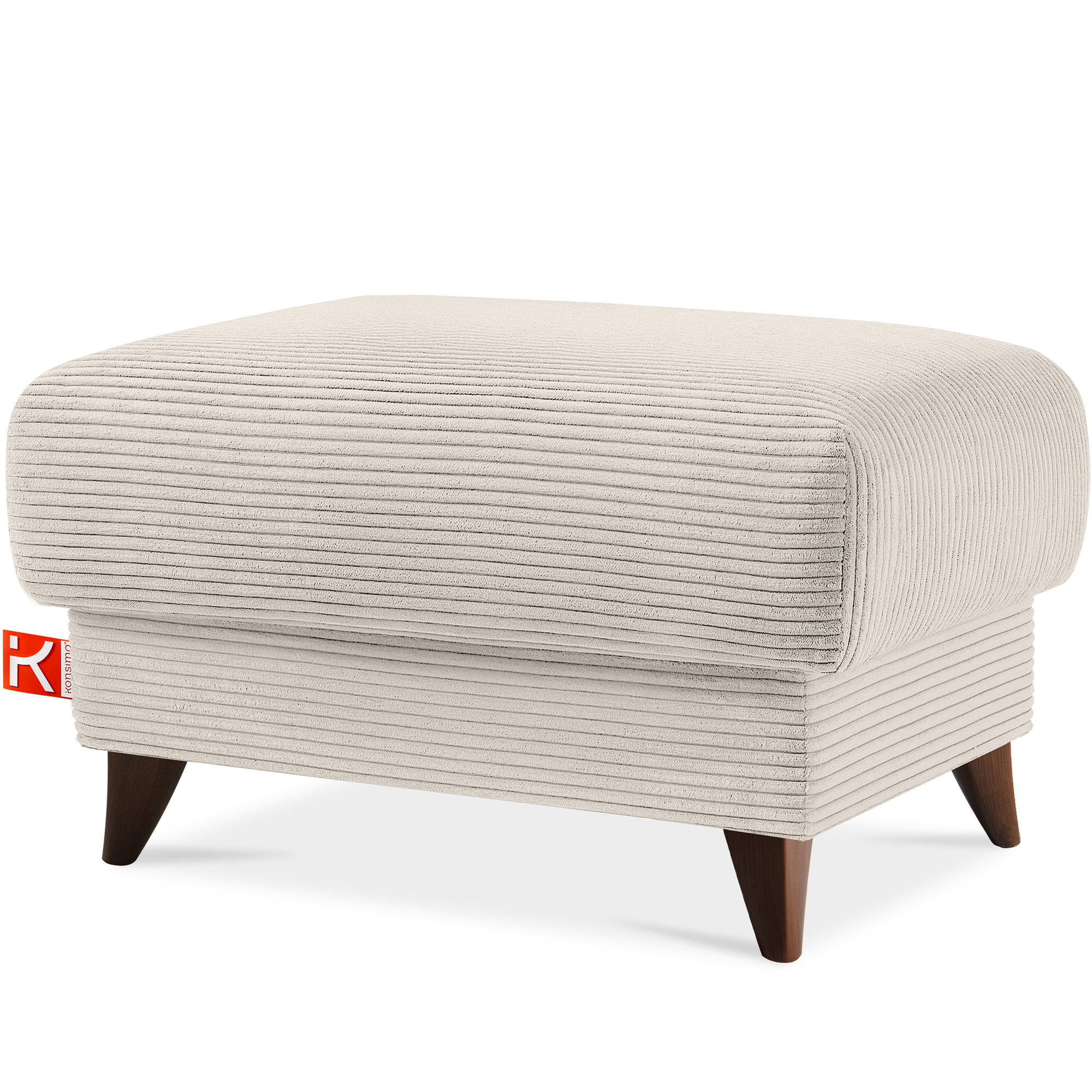 Konsimo® Hocker Creme 92x49x92 cm