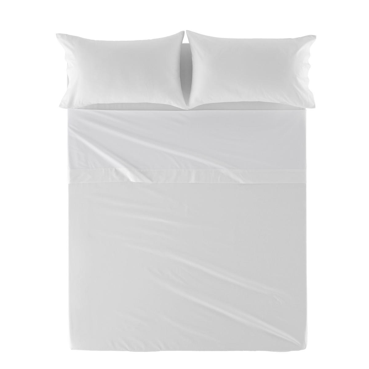 OBERBETTLAKEN basic 180x270 cm weiss - Weiß, Textil (180/270cm) - Happy Friday