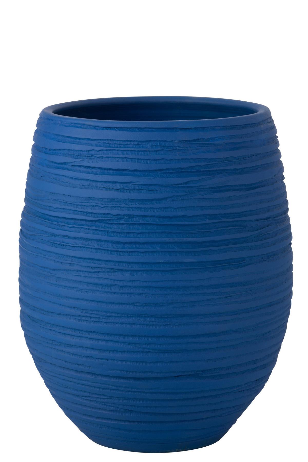 BLUMENTOPF FIESTA - Töpferei - Blau - L - Ø 44 cm - Blau, Keramik (44/60cm) - J-Line