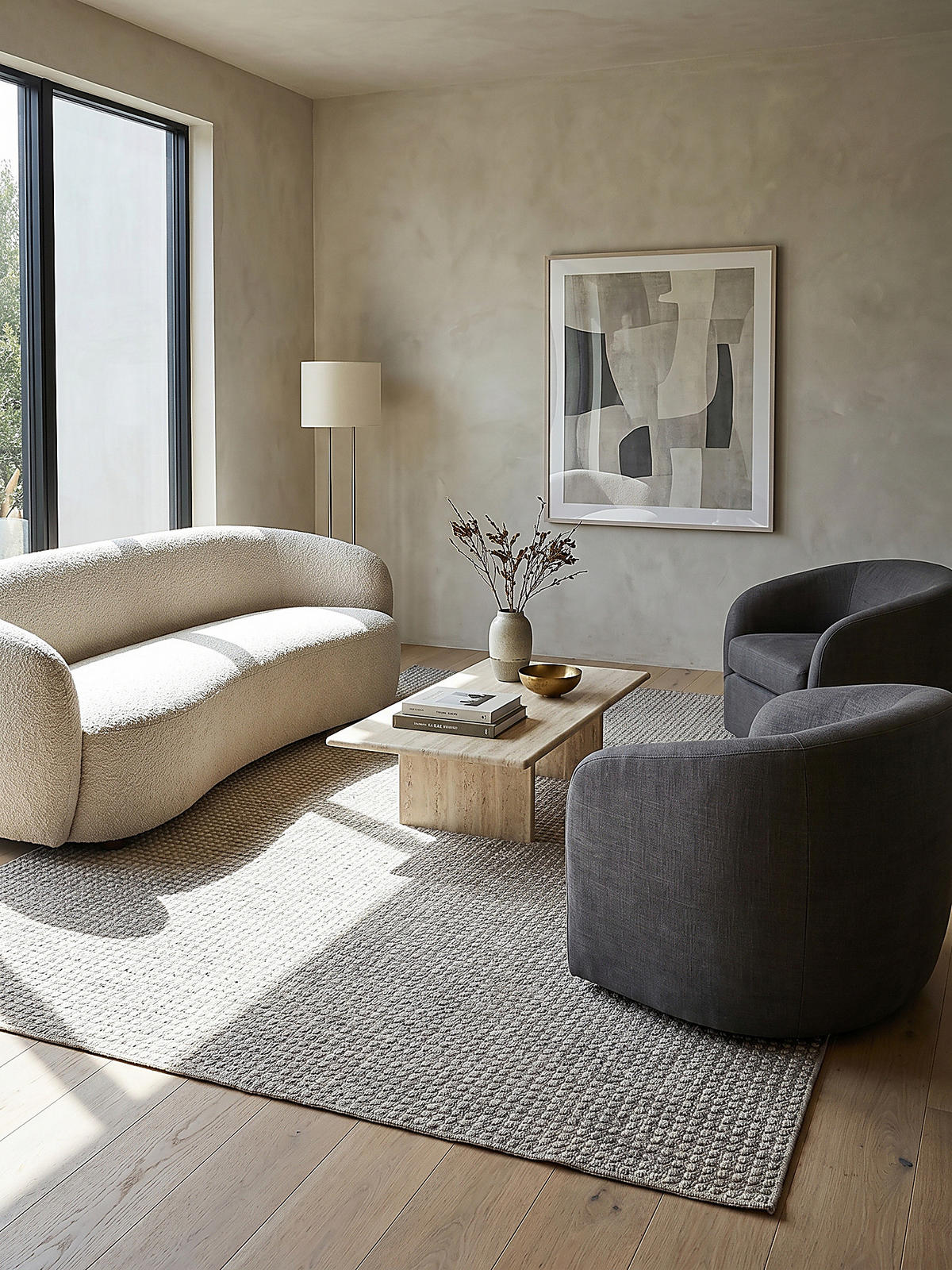 KURZFLORTEPPICH Waschbar NORA, einfarbig, aus Polyester, Grau, 200 x 310 cm - Grau, Textil (310/200cm) - KADIMA DESIGN