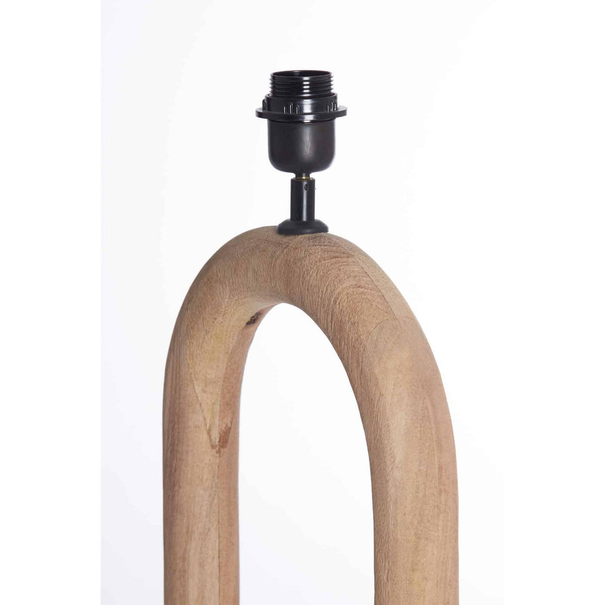 LAMPENFUSS Paceco Braun 20/12/44 cm - Braun, Holz (20/12/44cm) - Light & Living