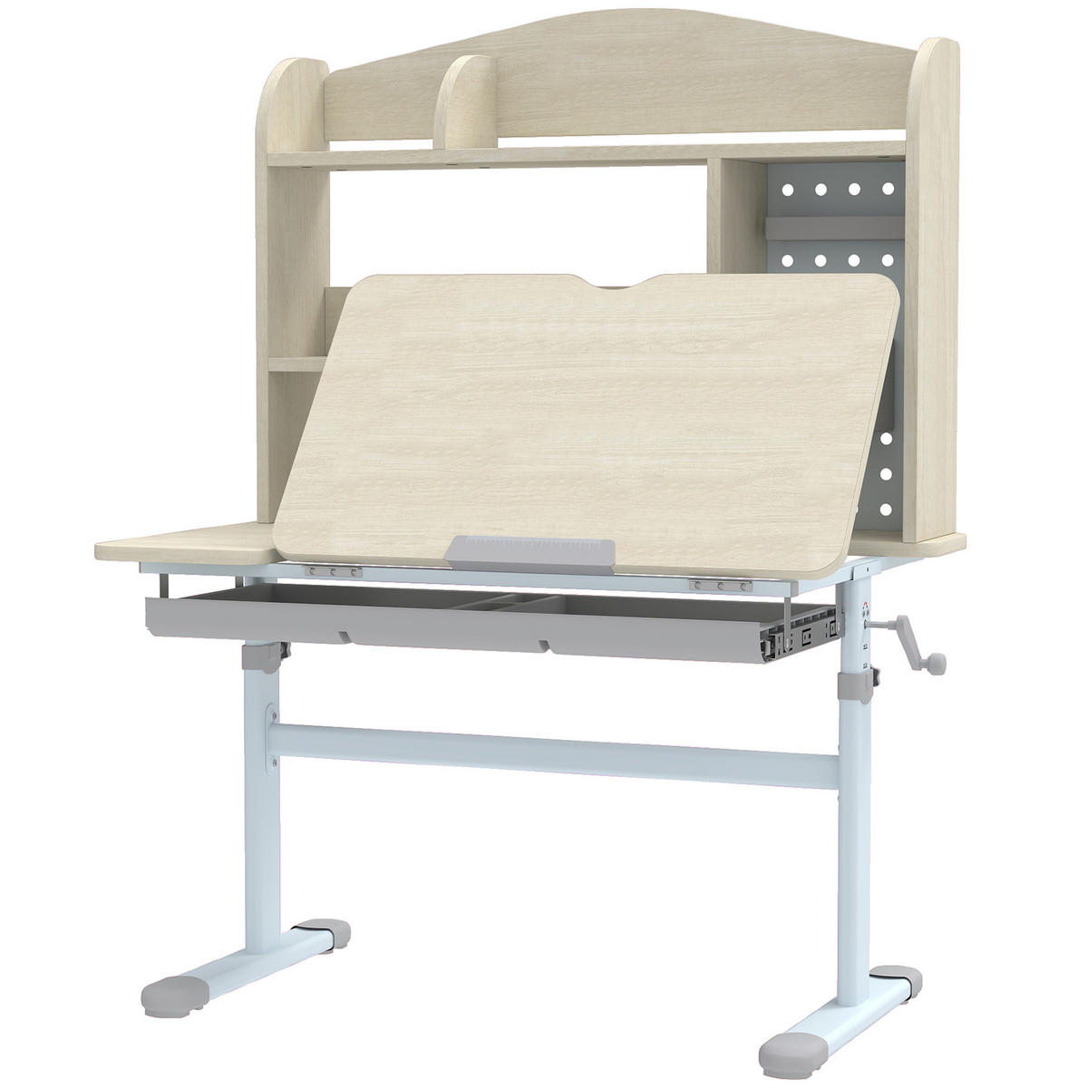 KINDERSCHREIBTISCH DE-17550 Naturholz - Naturfarben, Kunststoff (80/130.5/51cm) - ComfortXL