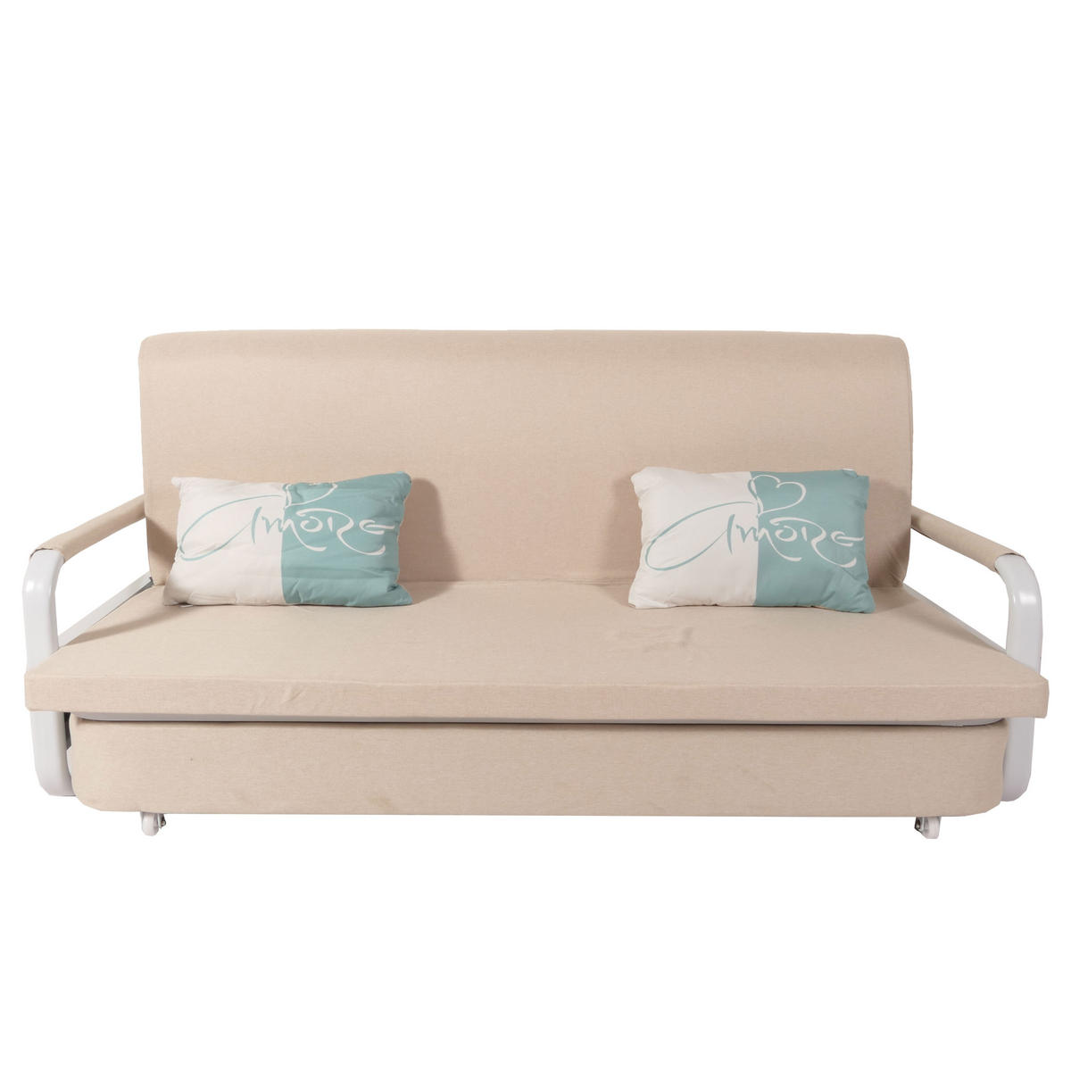 SCHLAFSOFA Beige - Beige, Textil (190/71/185cm) - MCW