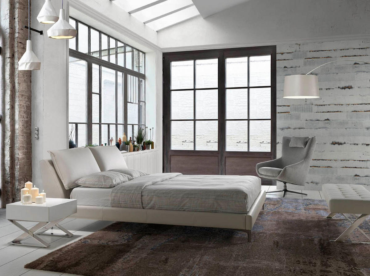 NACHTSCHRANK Nachttisch aus weißem Holz und verchromtem Stahl 50/48/38 cm - Edelstahlfarben/Weiß, Holz/Metall (50/38/48cm) - ANGEL CERDA