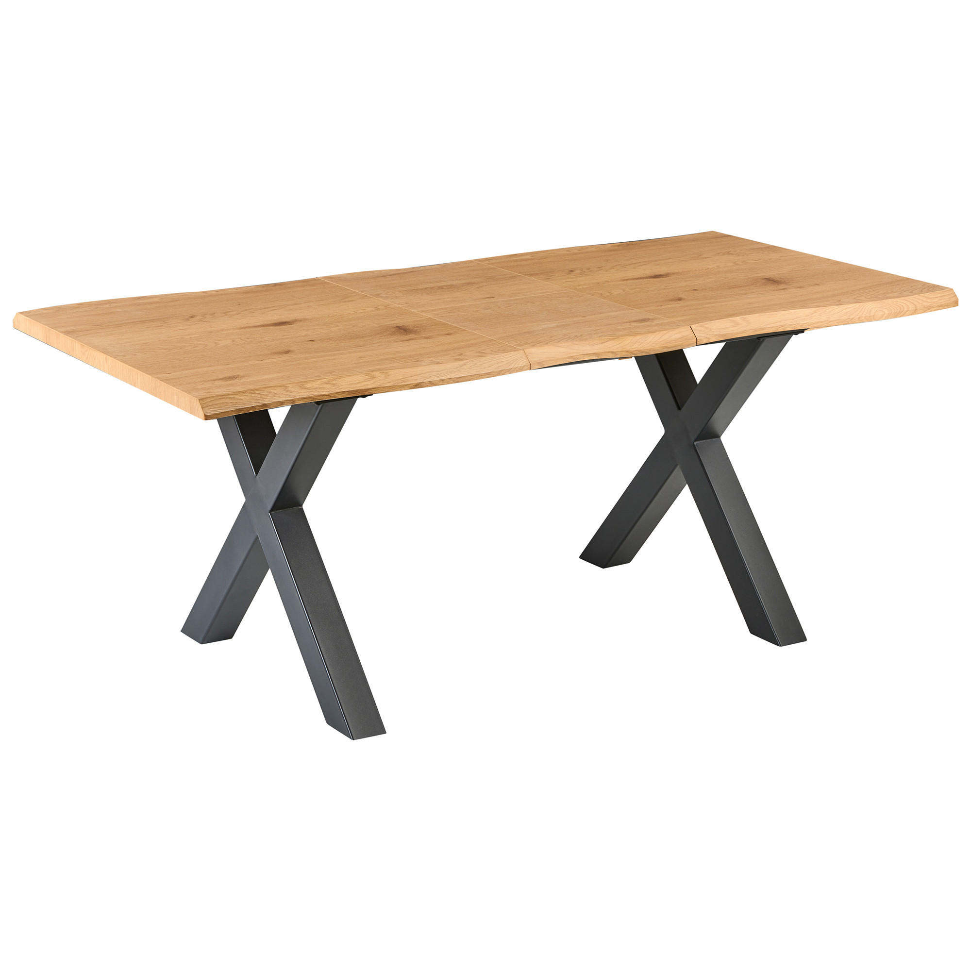 JÍDELNÍ STŮL vysunovací Hnědý 140-180/90 cm Bronson - hnědá, kompozitní dřevo (140/90/76cm) - Beliani