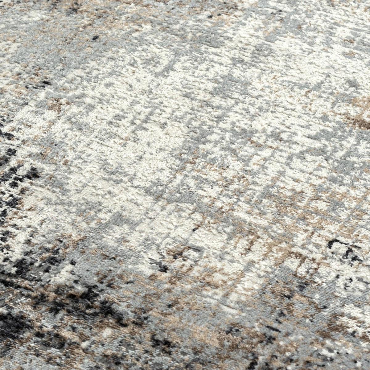 TEPPICH Beige Creme abstrakt - 200 x 300 cm - Grau, Textil (200/300cm) - Mazovia