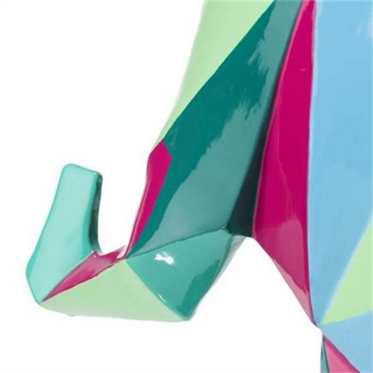 DEKOSTATUE – Elefant Skulptur für Wohnung & Wohnzimmer, 36×8,5×37 cm, Moderne Dekofigur, Wohnzimmerdekoration, Tisch- & Regaldekoration - Multicolor, Stein (8/37/36cm) - COCOMaison