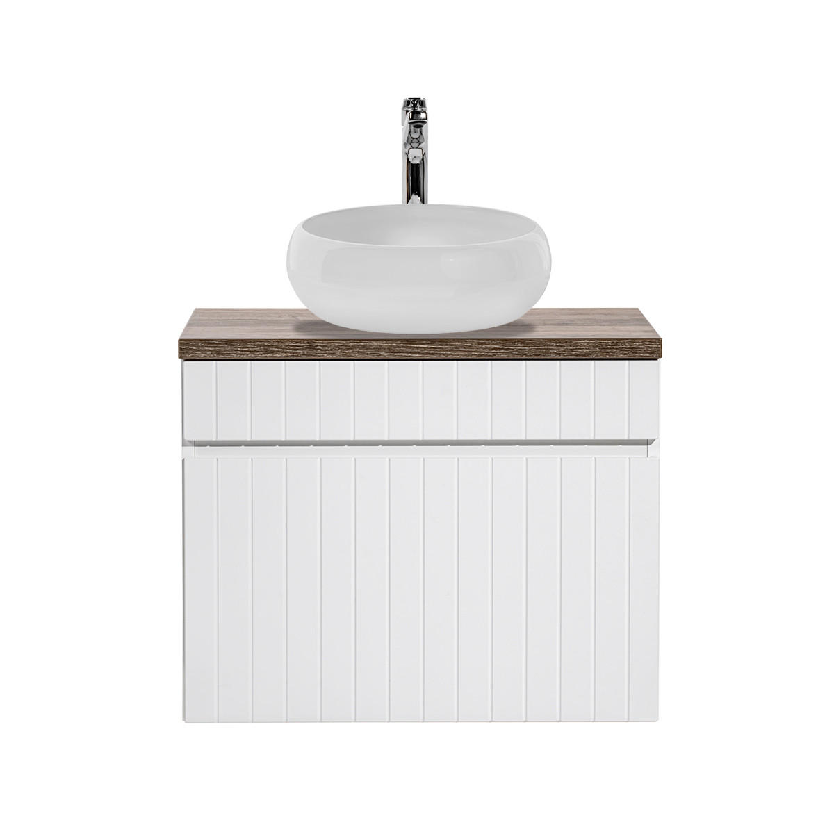UMIVAONIK 60cm Zelie Bijeli - bijela, drvni materijal (60/48/46cm) - Petits-meubles