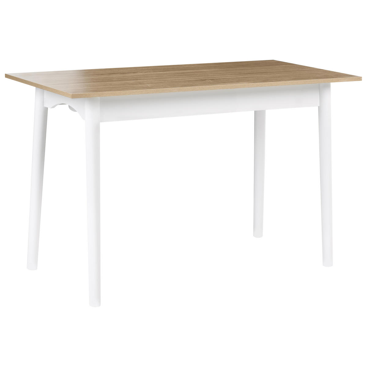 PSACÍ STŮL Světle hnědý/Bílý 120/60 cm Vitrion - světle hnědá, kompozitní dřevo (60/120/76cm) - Beliani