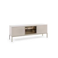 TV-SCHRANK Sentino Kaschmir, Dreitürig mit LED - Kaschmir, Holzwerkstoff/Metall (154/56/39cm) - Bettso