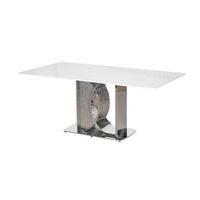 ESSTISCH MODIG Weiß 180x90x75 cm - Weiß, Metall (90/180/75cm) - FURNLUX