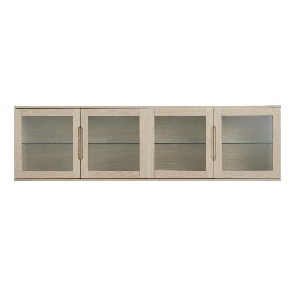 HÄNGEVITRINE Eiche bianco - Eiche Bianco/Eichefarben, Holzwerkstoff (213/60/37cm) - Furnhouse