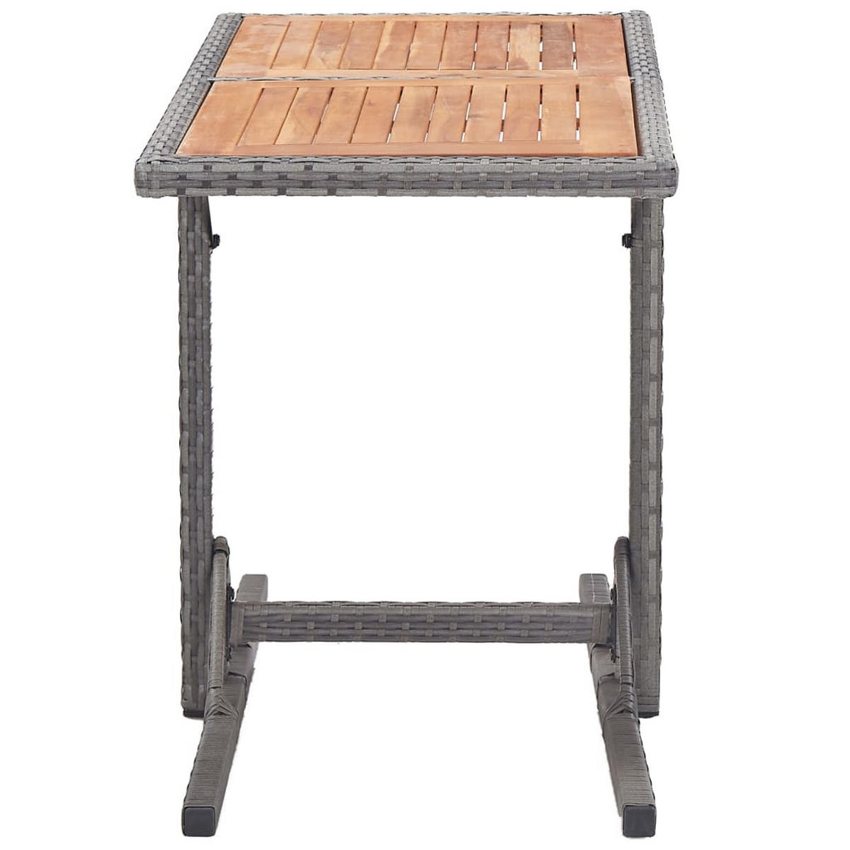 GARTENTISCH Tischgund 53/72/110 cm - Anthrazit, Naturmaterialien (110/53/72cm) - ZMH