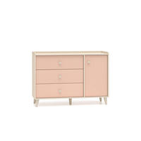 SIDEBOARD MEVEL Rosa 120x40x85 cm - Pink, Holzwerkstoff (120/85/40cm) - FURNLUX