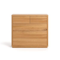 SIDEBOARD Soma aus massivem Eichenholz - Eichefarben/Naturfarben, Holz (100/90/40cm) - Danzz