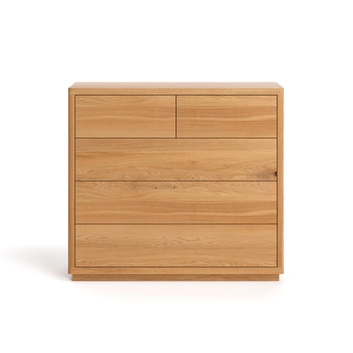 SIDEBOARD Soma aus massivem Eichenholz - Eichefarben/Naturfarben, Holz (100/90/40cm) - Danzz