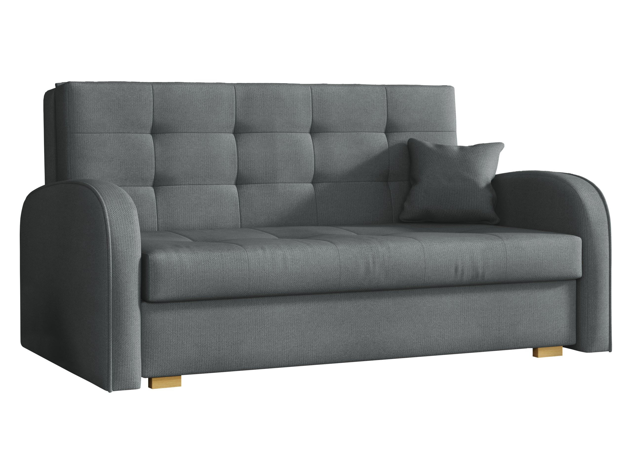 SCHLAFSOFA Viva Gold III - Braun/Grau, Holz/Textil (153/85/98cm) - MIRJAN24