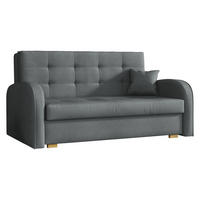 SCHLAFSOFA Viva Gold III - Braun/Grau, Holz/Textil (153/85/98cm) - MIRJAN24