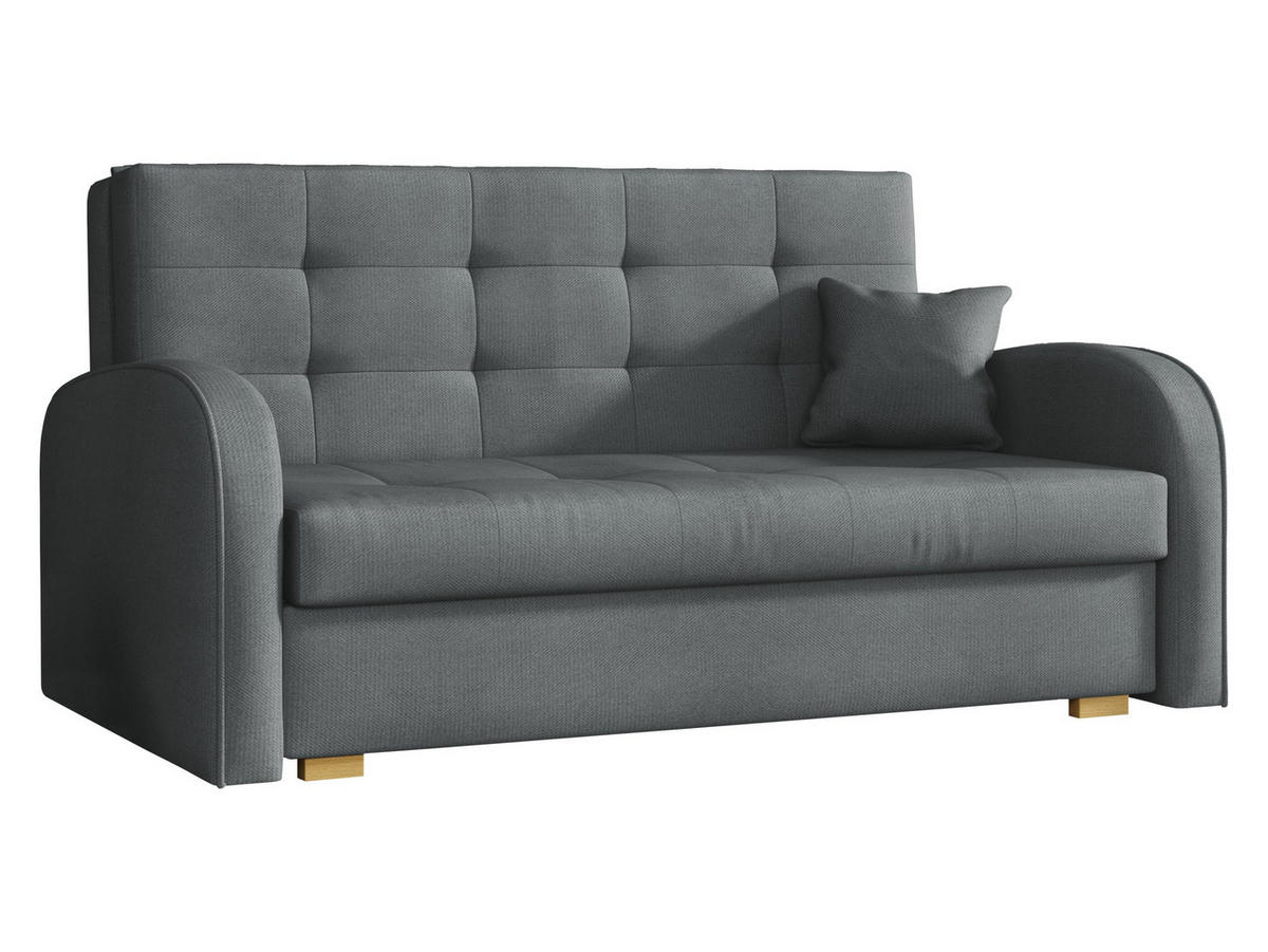 SCHLAFSOFA Viva Gold III - Braun/Grau, Holz/Textil (153/85/98cm) - MIRJAN24