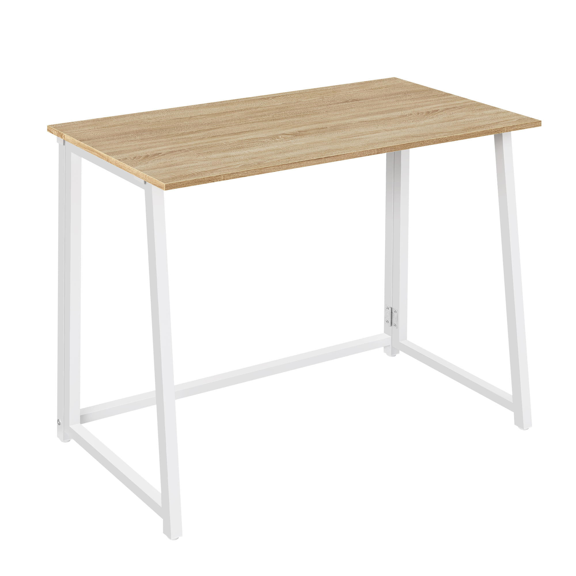 SCHREIBTISCH in sonoma mix weiß - Hellbraun/Weiß, Holzwerkstoff (80/40/75cm) - Home Collective