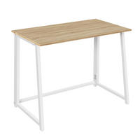 SCHREIBTISCH in sonoma mix weiß - Hellbraun/Weiß, Holzwerkstoff (80/40/75cm) - Home Collective