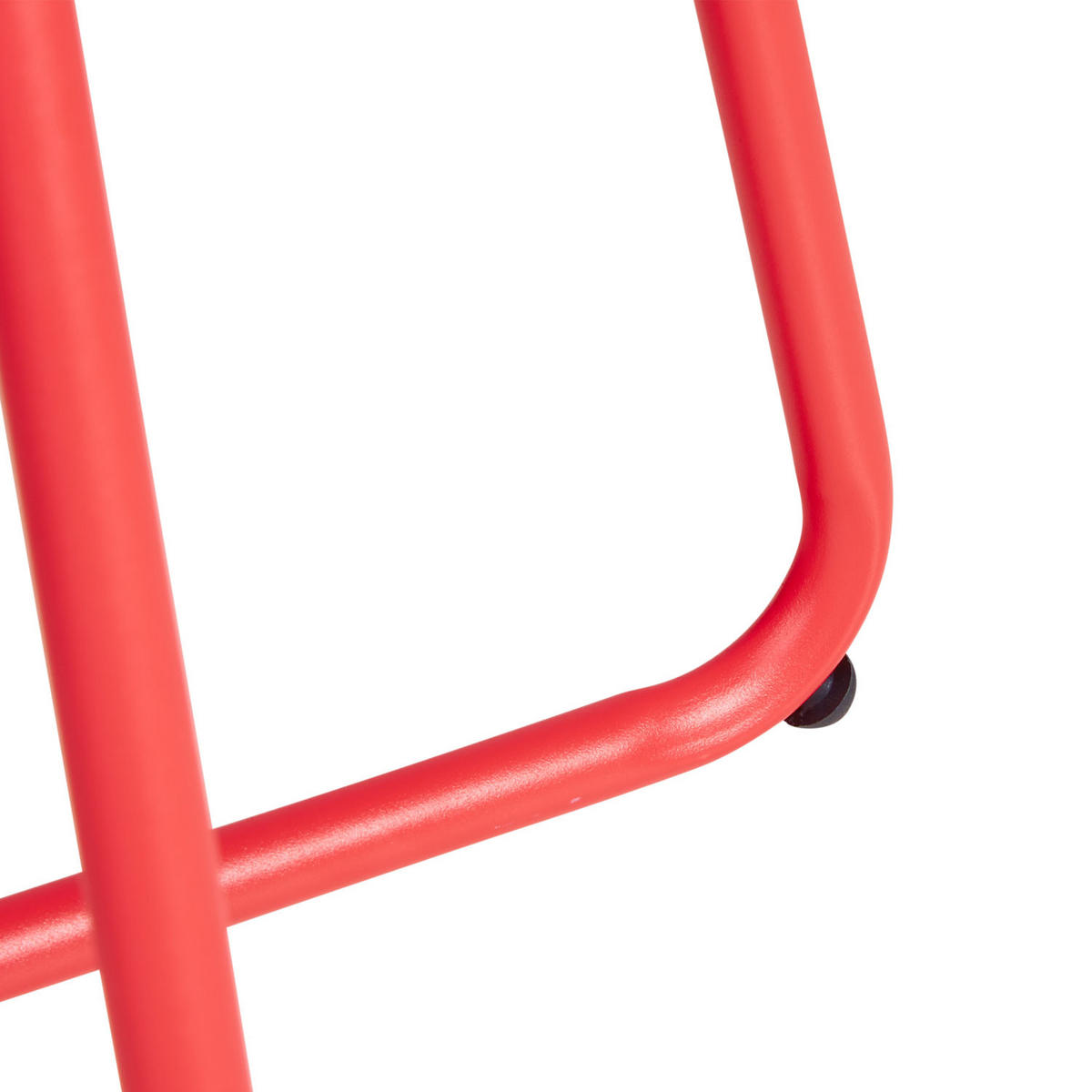 BEISTELLTISCH rund Metall Rot - Rot, Metall (45/44/45cm) - Homestyle4u