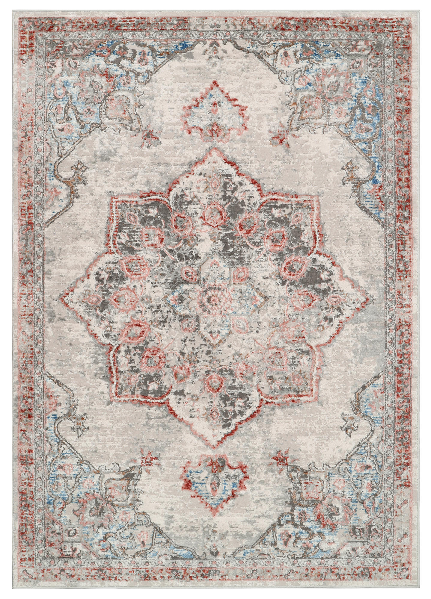 TEPPICH RETRO Weiß 160/220 cm - Weiß, Textil (160/220cm) - Tapiso