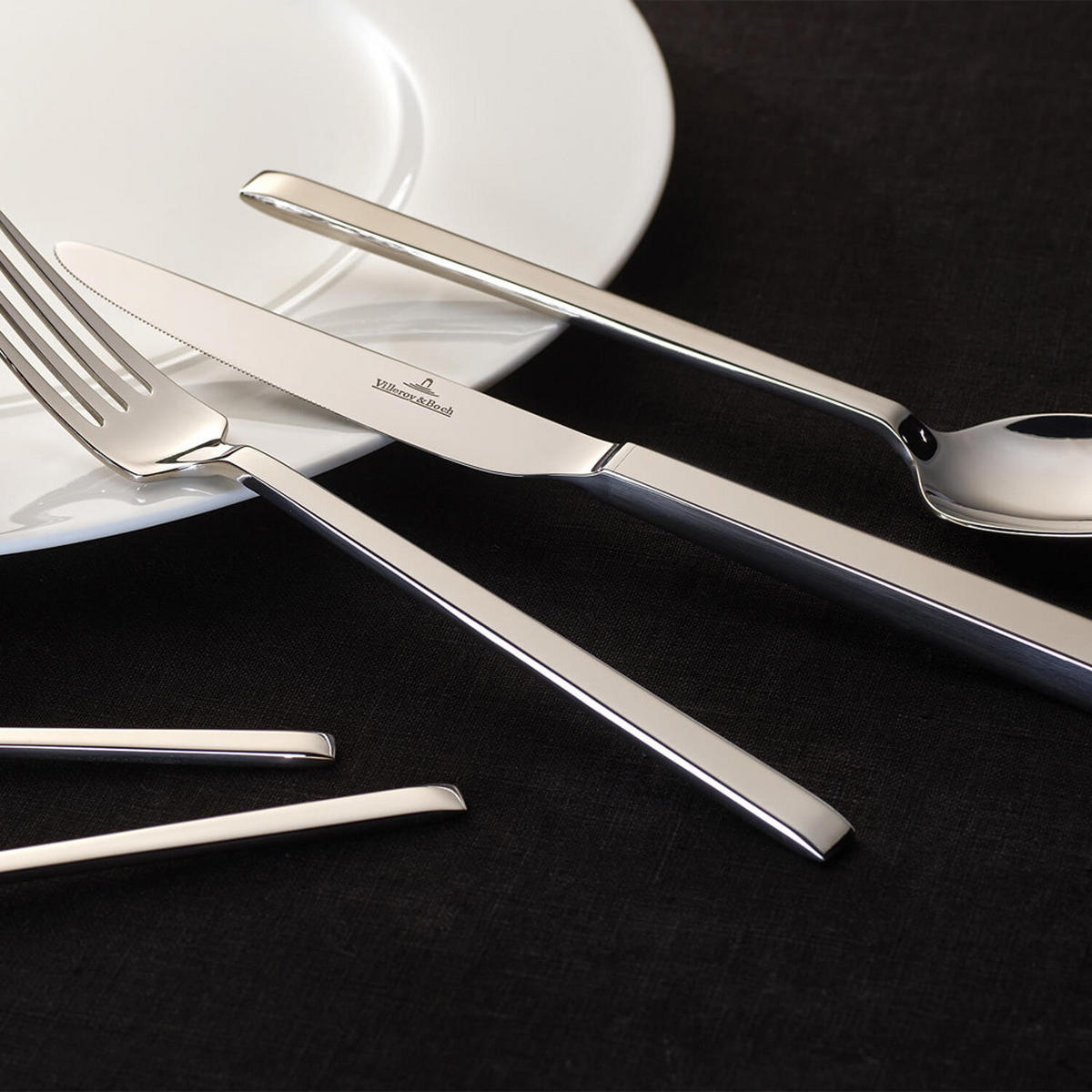 TAFELBESTECK La Classica silber 70er Set - Silberfarben, Metall - Villeroy & Boch