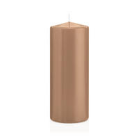 STUMPENKERZEN Caramel Ø 78 x 200 mm, 8 Stück - Beige, Paraffin (8/20cm) - Wiedemann Kerzen