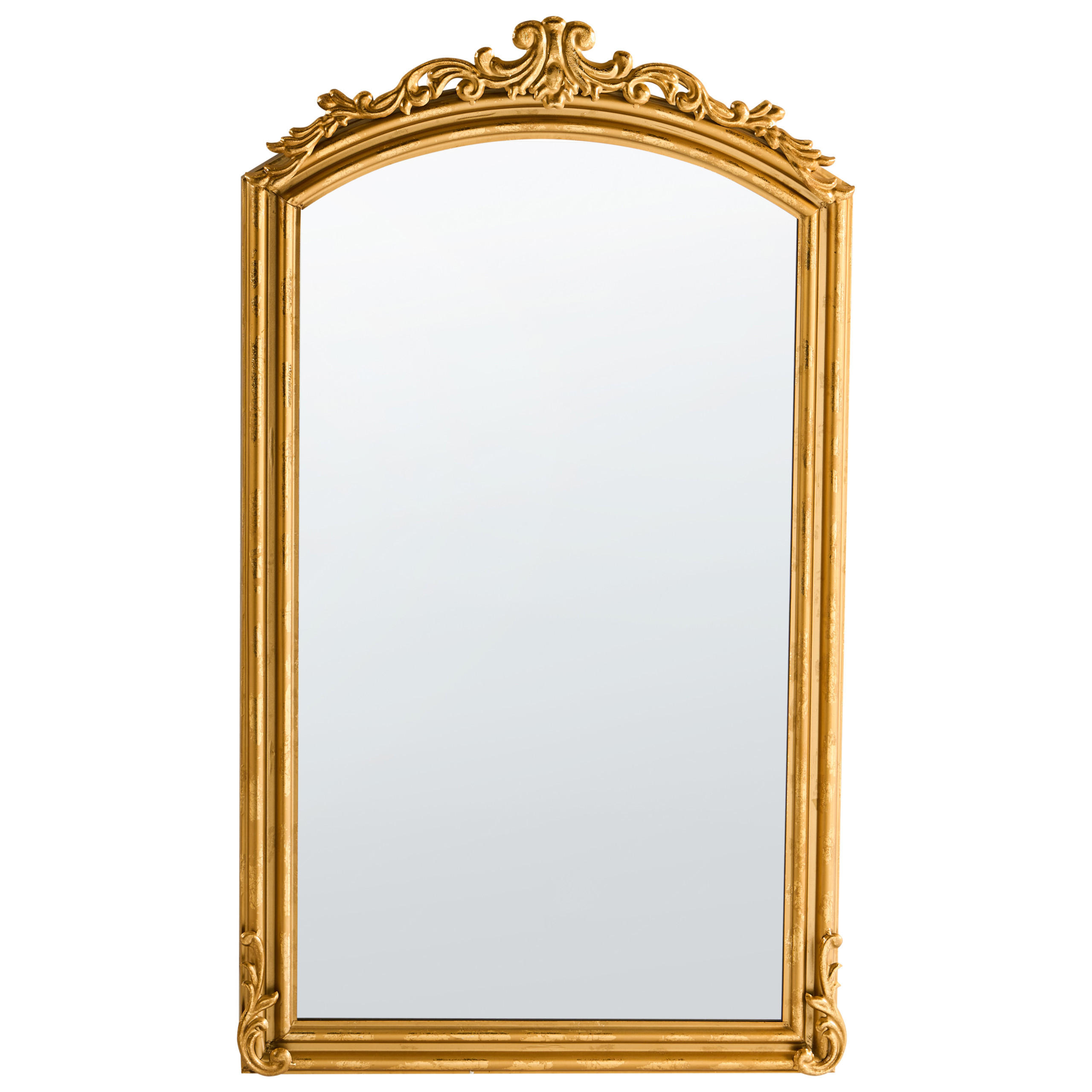 WANDSPIEGEL 55/96 cm Metall Gold Gorges - Goldfarben, Metall (55/96/6cm) - Beliani