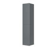 BADSCHRANK Izan Grau 36.6 x 171.6 cm - Grau, Holzwerkstoff (36.6/171.6/33.2cm) - Vicco