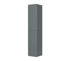 BADSCHRANK Izan Grau 36.6 x 171.6 cm - Grau, Holzwerkstoff (36.6/171.6/33.2cm) - Vicco
