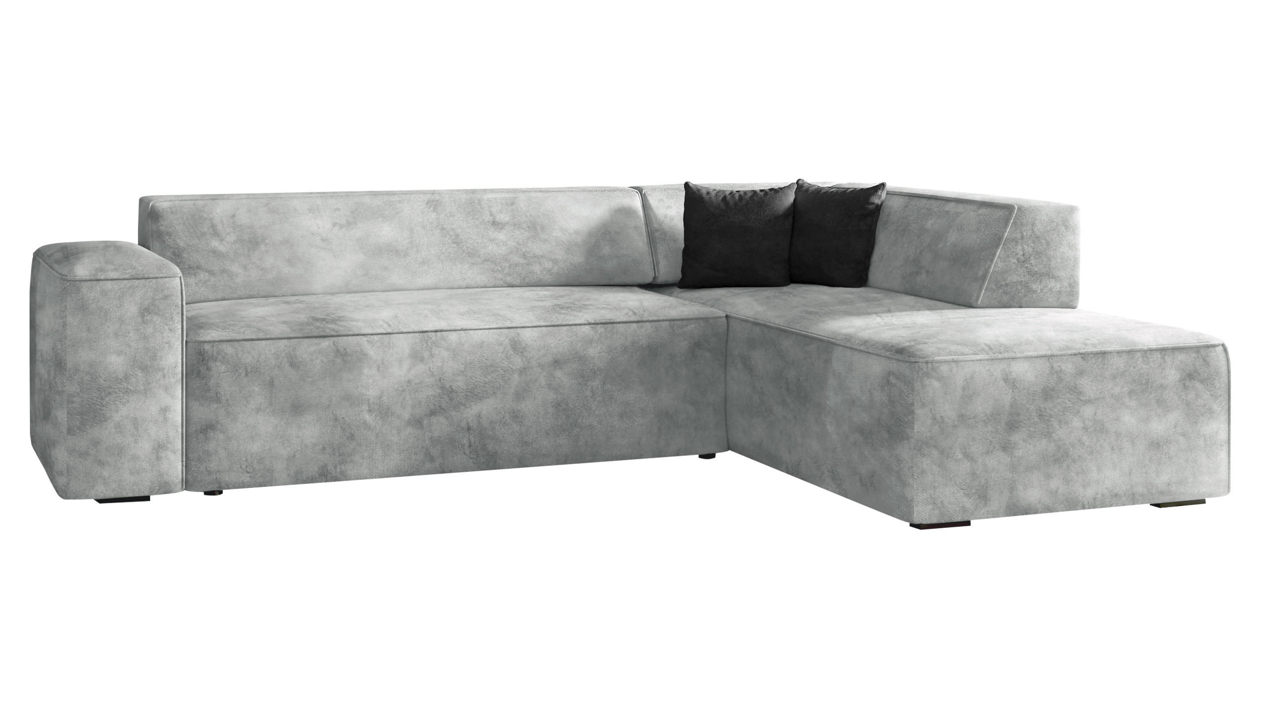 ECKSOFA Lordin Premium, Seite: Rechts - Hellgrau, Holz/Textil (267/205cm) - MIRJAN24