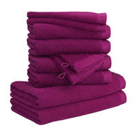 HANDTUCHSET BLISS 10-TLG - Pink, Textil (50/100cm) - MÖVE