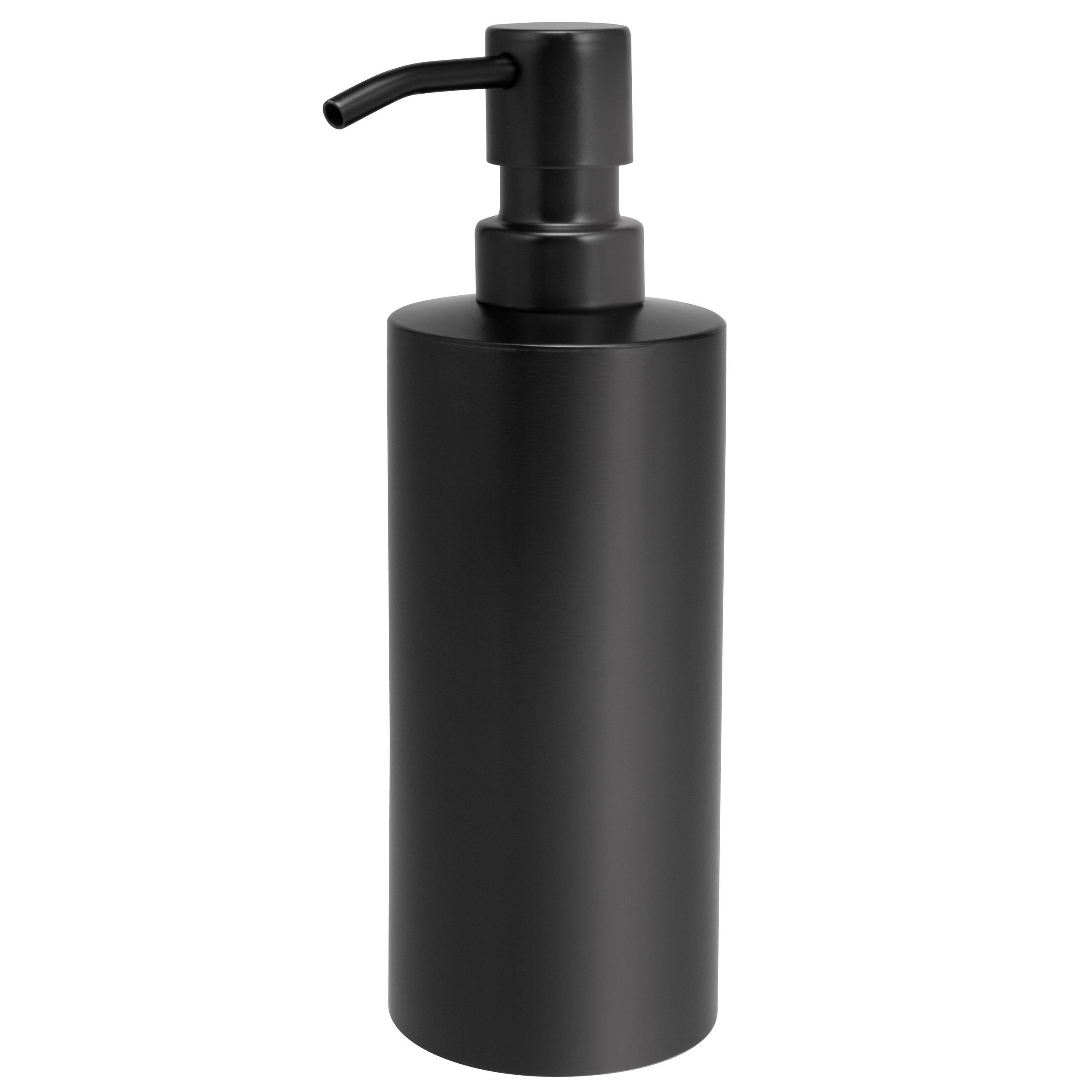 SEIFENSPENDER PIAZZA BLACK, schwarz, Edelstahl - Schwarz, Metall (6/19.5/9cm) - bremermann