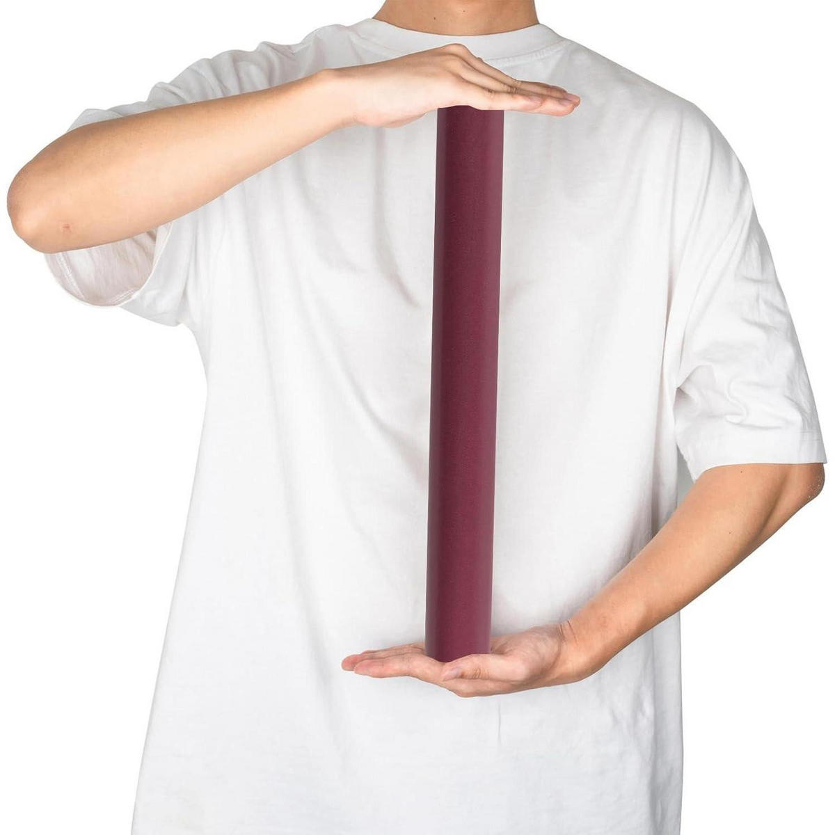 GESCHENKPAPIER weinrot 44,5 cm x 10 m - Bordeaux, Papier (4/44/4cm)
